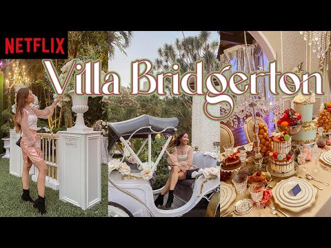 BTS & Inside Villa Bridgerton!